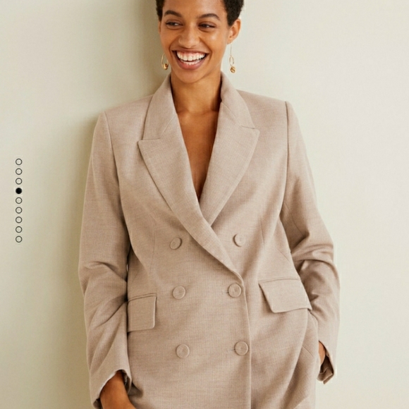 Mango Jackets & Blazers - Mango Structured Suit Blazer